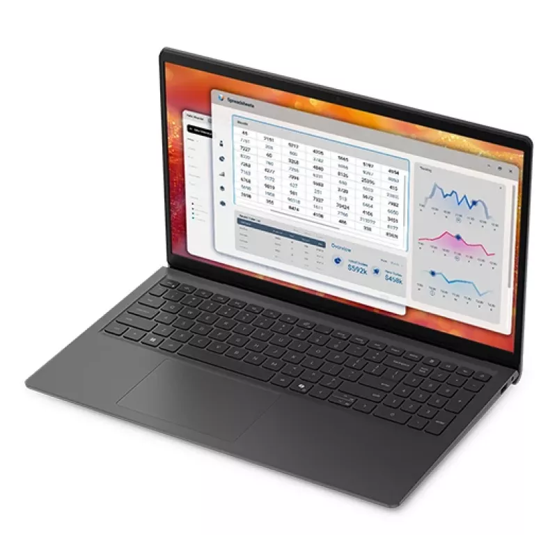DELL Pro 15 Essential PV15265 AMD Ryzen™ 5 130 Laptop 39,6 cm (15,6 cala) Full HD 16 GB DDR5-SDRAM 1 TB SSD Wi-Fi 6 (802.11ax) Windows 11 Pro Niemiecki Czarny