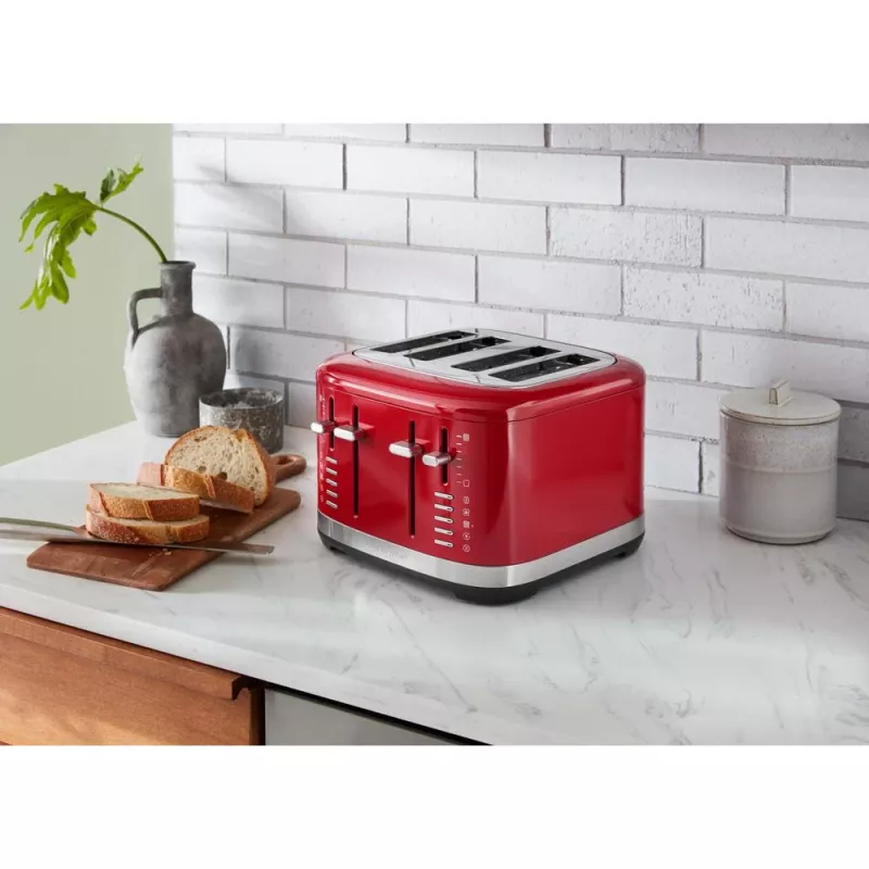 KitchenAid 5KMT4109EER 7 4 kromki 1640 W Czerwony, Stal nierdzewna