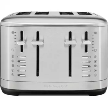 Opiekacz KitchenAid 859711675290 7 4 kromki 1640 W stal nierdzewna