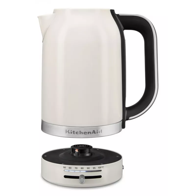 Czajnik elektryczny KitchenAid 5KEK1701EPL 1,7 l 2400 W Czarny, Stal nierdzewna, Biały