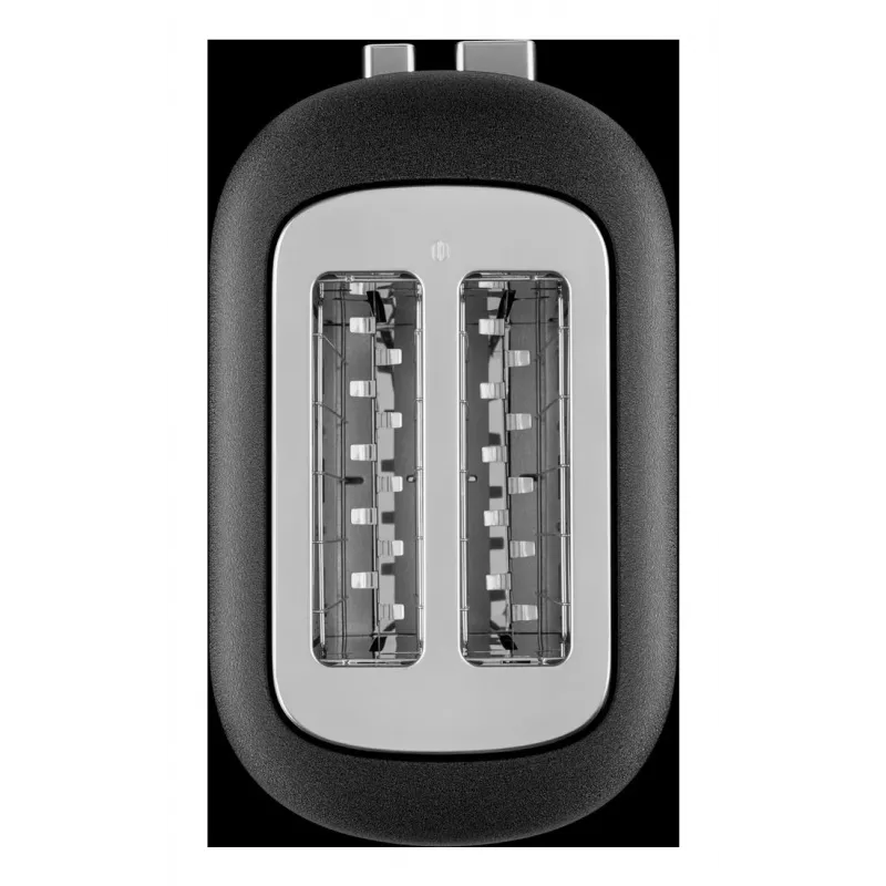 KitchenAid 859711684250 toster 7 2 kromki 980 W Czarny, Stal nierdzewna