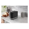 KitchenAid 859711684250 toster 7 2 kromki 980 W Czarny, Stal nierdzewna