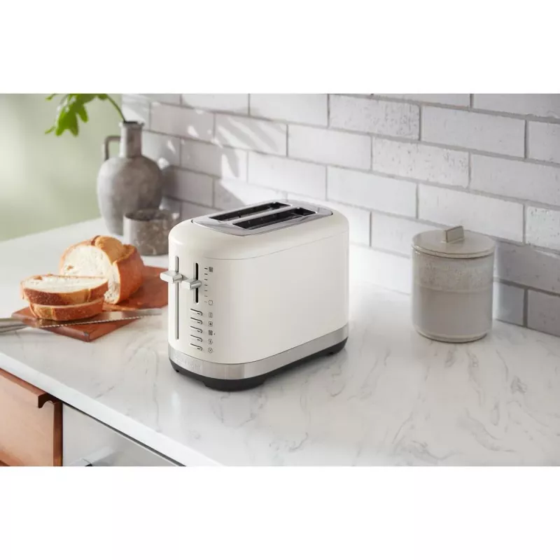 Toster KitchenAid 859711684260 7 poziomów 2 kromki 980 W Czarny, Stal nierdzewna, Biały