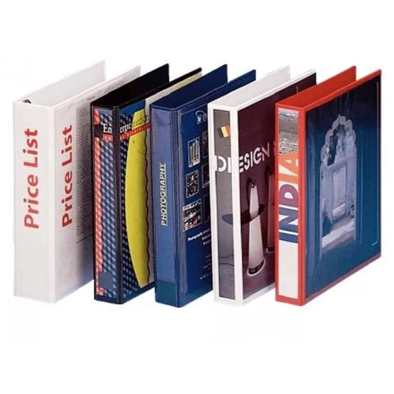Segregator Esselte Panorama FSC® A4 4DR/40 mm, A4, pierścienie D, przechowywanie, niebieski, niebieski, 400 arkuszy