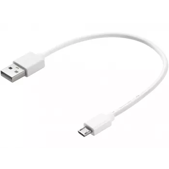 Sandberg MicroUSB Sync/ChargeCable 0,2 m, 0,2 m, USB A, Micro-USB B, USB 2.0, Biały