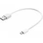 Sandberg MicroUSB Sync/ChargeCable 0,2 m, 0,2 m, USB A, Micro-USB B, USB 2.0, Biały