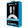 Sandberg MiniDP 1.2 > HDMI 4K 2m, 2 m, Kabel Mini DisplayPort na HDMI, Wtyk męski, Wtyk męski, Biały