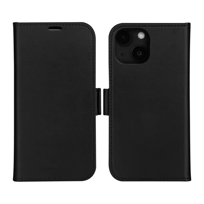dbramante1928 Stockholm - iPhone 17e/16e/15/14/13 - Czarny, etui z klapką, Apple, iPhone 17e/16e/15/14/13, Czarny