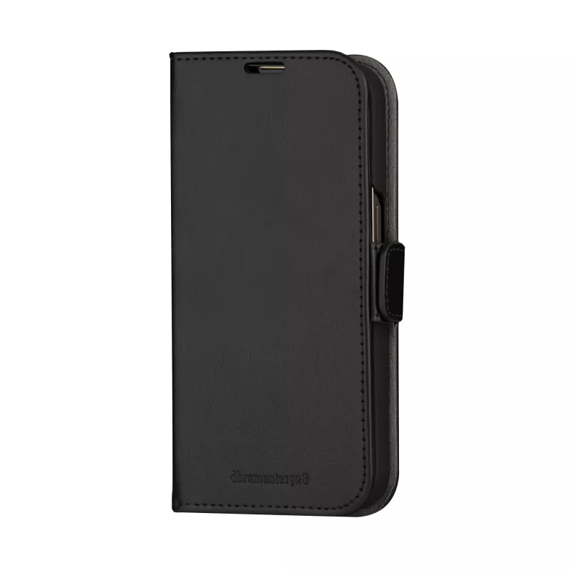 dbramante1928 Stockholm - iPhone 17e/16e/15/14/13 - Czarny, etui z klapką, Apple, iPhone 17e/16e/15/14/13, Czarny