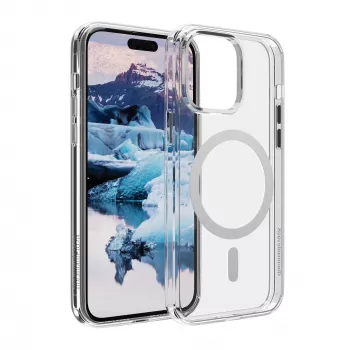dbramante1928 Iceland Pro MagSafe Kompatybilny - iPhone 15 Pro, pokrowiec, Apple, iPhone 15 Pro, przezroczysty, biały