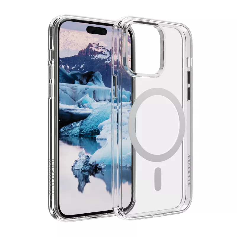 dbramante1928 Iceland Pro MagSafe Kompatybilny - iPhone 15 Pro, pokrowiec, Apple, iPhone 15 Pro, przezroczysty, biały