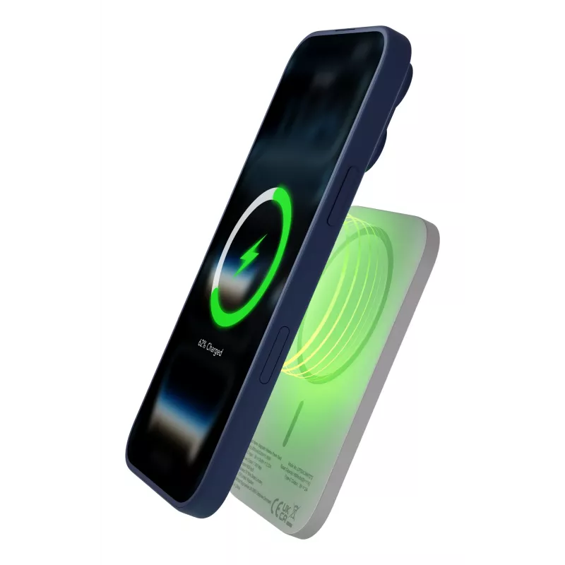 dbramante1928 re-charge – powerbank 3K WL Ultra cienki Qi1.3 – WHT