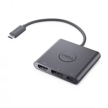 DELL 492-BCTU Przewodowy USB 3.2 Gen 2 (3.1 Gen 2) Typu-C Czarny