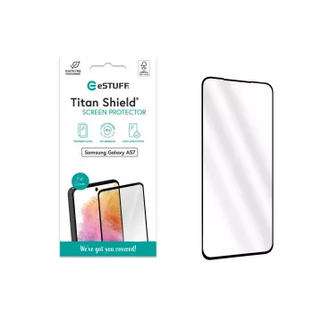 eSTUFF Samsung Galaxy A57 Szkło hartowane Full Cover. Ochrona ekranu. Titan Shield 1 szt.