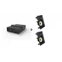 Vivolink Audiopack Subwoofer + 2 x premium głośniki ścienne (Oferta limitowanego zestawu) Czarny Przewodowy 110 W
