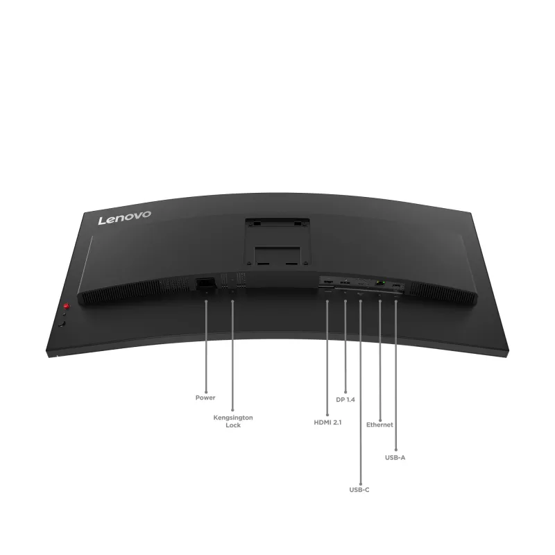 Monitor Lenovo ThinkVision T34WD-40, 86,4 cm (34 cale), 3440 x 1440 pikseli, Wide Quad HD, LED, 6 ms, czarny