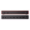 Lenovo ThinkPad USB4 Smart Dock 5500 z zasilaczem 135 W, przewodowa, czarna