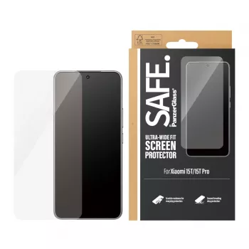 PanzerGlass SAFE. by ® Ochrona ekranu Xiaomi 15T | 15T Pro | Ultra-Wide Fit