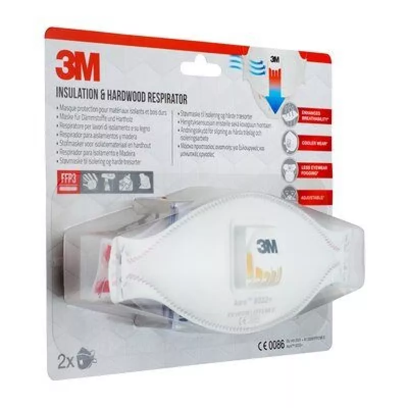 3M 9332C2 wielorazowy respirator FFP3 Półmaska oczyszczająca powietrze