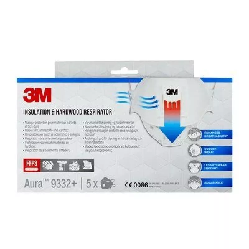 3M 9332PRO5 reusable respirator FFP3 Half facepiece respirator Air-purifying respirator