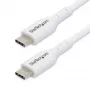 StarTech.com 1 m (3,3 stopy) biały kabel ładujący USB-C, 2 szt., kabel USB C, kabel USB 2.0 Type-C do ładowarki laptopa, 60 W 3 A Power Delivery, powłoka TPE, kabel do przesyłu danych USB-C, M/M