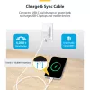 StarTech.com 1 m (3,3 stopy) biały kabel ładujący USB-C, 2 szt., kabel USB C, kabel USB 2.0 Type-C do ładowarki laptopa, 60 W 3 A Power Delivery, powłoka TPE, kabel do przesyłu danych USB-C, M/M