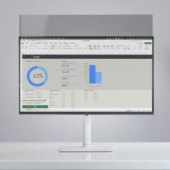 StarTech.com Magnetyczna osłona prywatności monitora dla wyświetlacza 24 cale 16:10, Zdejmowany filtr, Przeciwodblaskowe/Połyskliwa boki, Redukcja niebieskiego światła, Folia ochronna ekranu, TAA