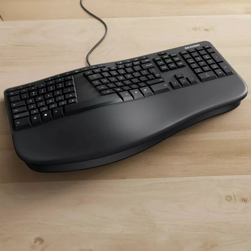 Klawiatura ergonomiczna Incase Designed by Microsoft Office USB QWERTY angielska czarna