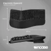 Klawiatura ergonomiczna Incase Designed by Microsoft Office USB QWERTY angielska czarna