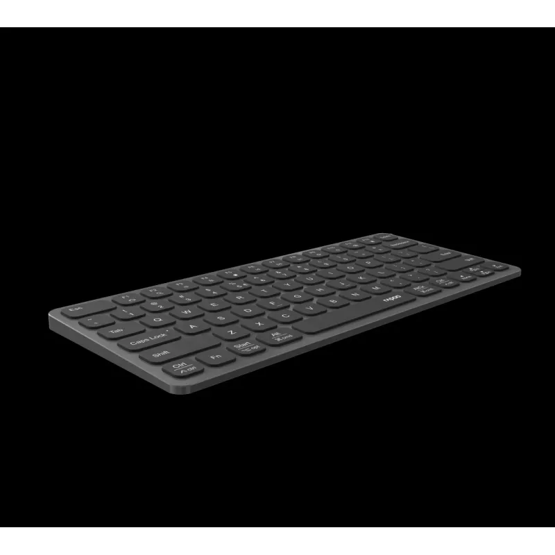 Rapoo UCK-6001 ultrapłaska klawiatura z 8-w-1 adapterem wieloportowym USB-C, QWERTZ
