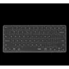 Rapoo UCK-6001 ultrapłaska klawiatura z 8-w-1 adapterem wieloportowym USB-C, QWERTZ