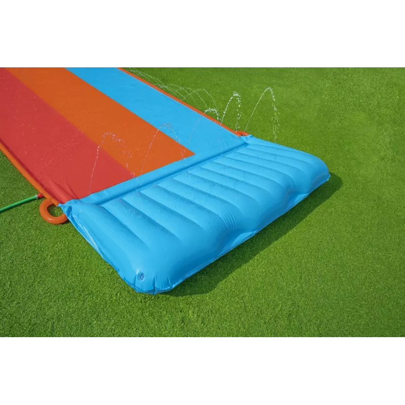 Bestway H2OGO! Potrójna zjeżdżalnia wodna z rampą Tsunami Splash 4,88 m