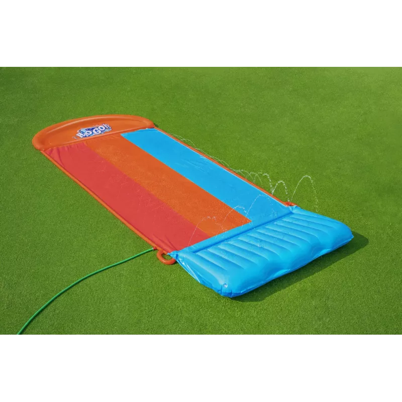 Bestway H2OGO! Potrójna zjeżdżalnia wodna z rampą Tsunami Splash 4,88 m