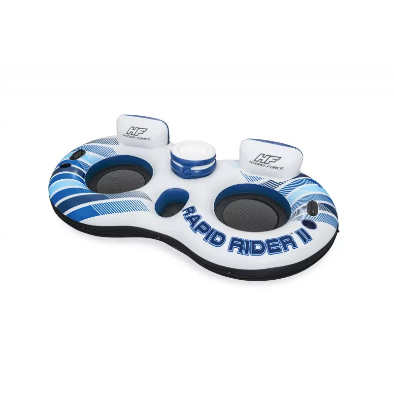 Bestway Hydro-Force Rapid Rider II Podwójna rura rzeczna, Wielokolorowa, Rura pływająca, Wzór, Chłopiec/Dziewczynka, 180 kg, 2 osoby