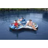 Bestway Hydro-Force Rapid Rider II Podwójna rura rzeczna, Wielokolorowa, Rura pływająca, Wzór, Chłopiec/Dziewczynka, 180 kg, 2 osoby