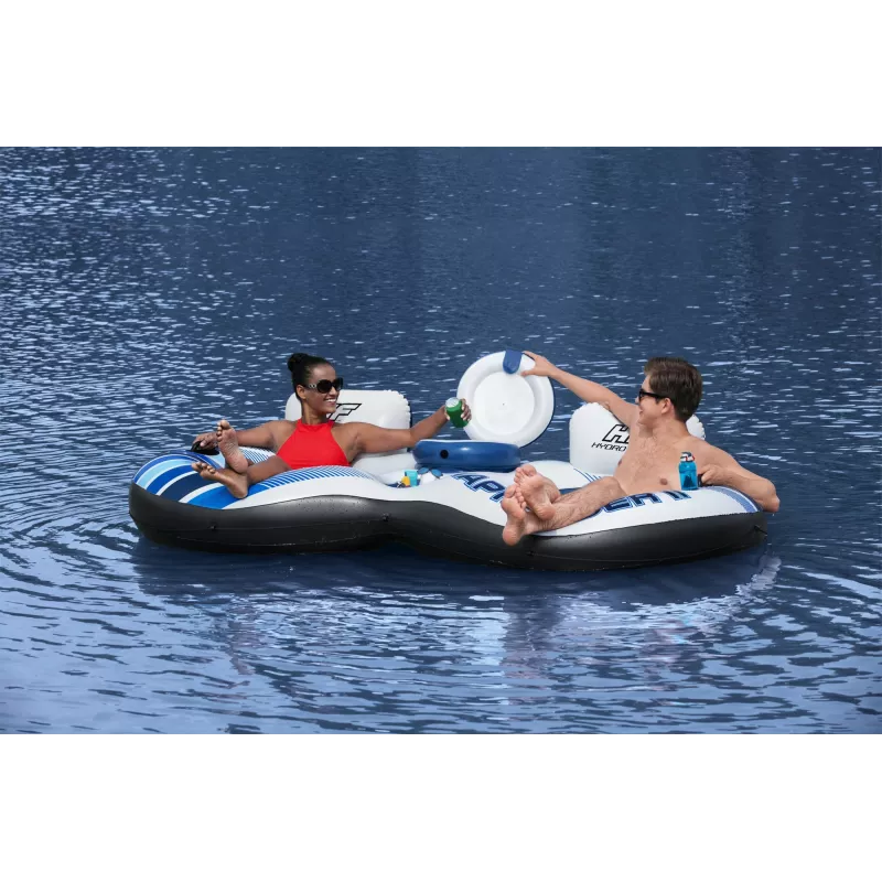 Bestway Hydro-Force Rapid Rider II Podwójna rura rzeczna, Wielokolorowa, Rura pływająca, Wzór, Chłopiec/Dziewczynka, 180 kg, 2 osoby