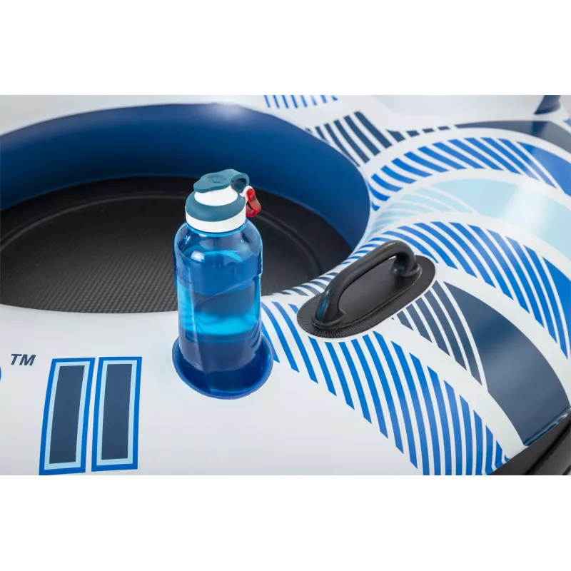 Bestway Hydro-Force Rapid Rider II Podwójna rura rzeczna, Wielokolorowa, Rura pływająca, Wzór, Chłopiec/Dziewczynka, 180 kg, 2 osoby