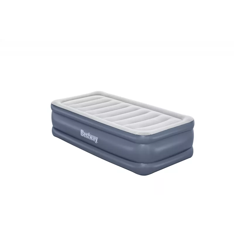 Bestway Tritech Air Mattress Twin z wbudowaną pompą AC i powłoką antybakteryjną 1,91 m x 97 cm x 51 cm
