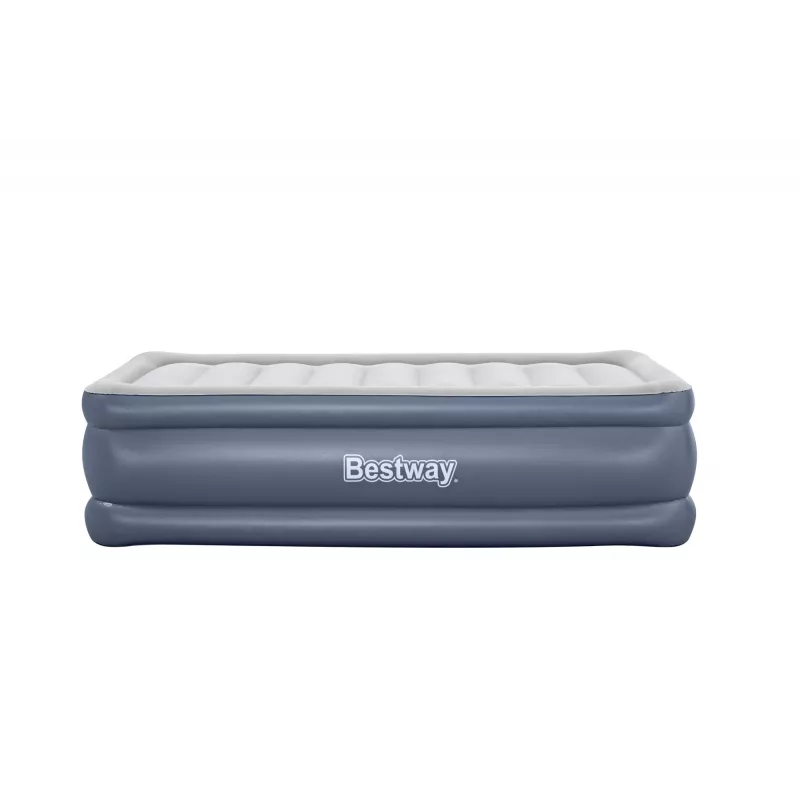 Bestway Tritech Air Mattress Twin z wbudowaną pompą AC i powłoką antybakteryjną 1,91 m x 97 cm x 51 cm