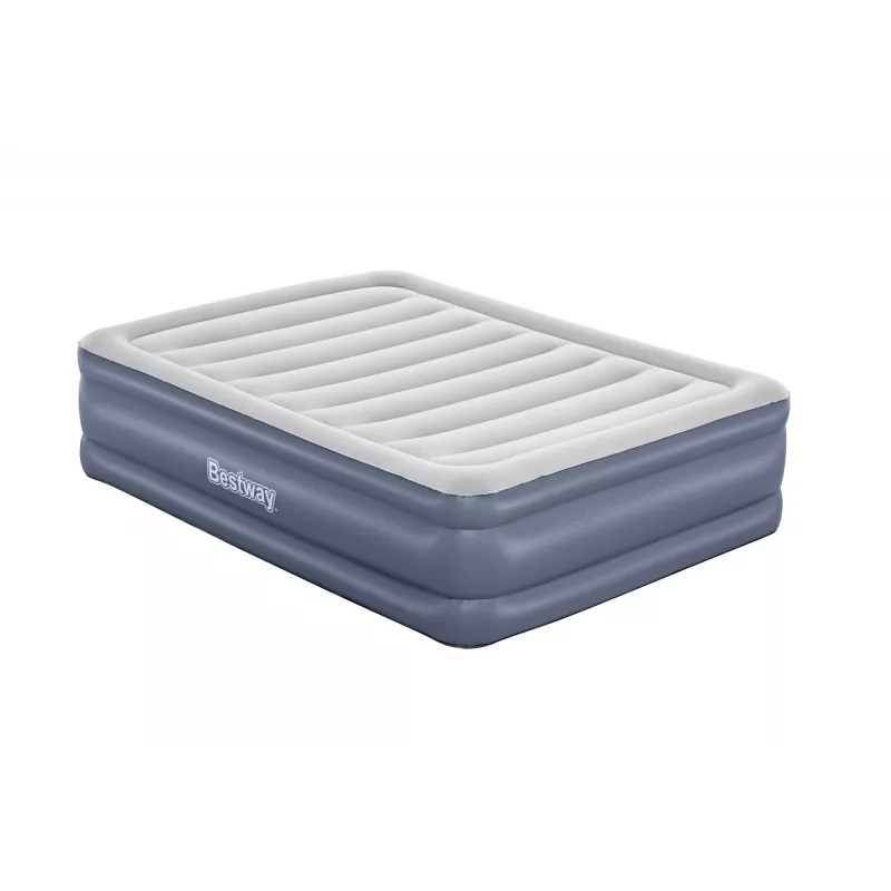 Materac powietrzny Bestway Tritech Queen z wbudowaną pompą AC i powłoką antybakteryjną 2,03 m x 1,52 m x 51 cm