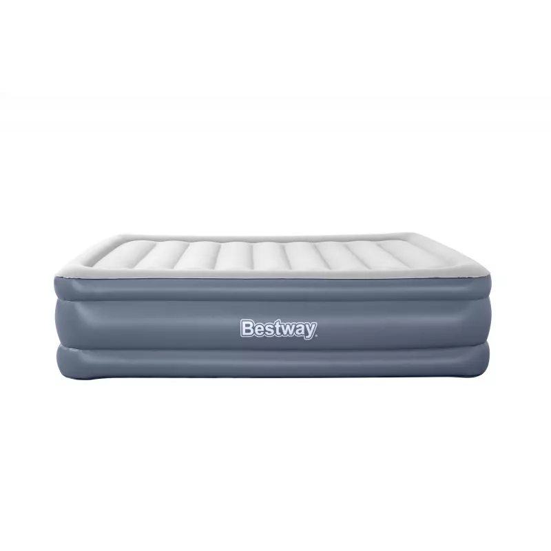 Materac powietrzny Bestway Tritech Queen z wbudowaną pompą AC i powłoką antybakteryjną 2,03 m x 1,52 m x 51 cm