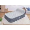 Bestway Tritech SleekFlow Air Mattress z zagłówkiem Queen z wbudowaną pompą AC i powłoką antybakteryjną 2,26 m x 1,52 m x 84 cm