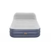 Bestway Tritech SleekFlow Air Mattress z zagłówkiem Queen z wbudowaną pompą AC i powłoką antybakteryjną 2,26 m x 1,52 m x 84 cm