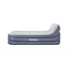 Bestway Tritech SleekFlow Air Mattress z zagłówkiem Queen z wbudowaną pompą AC i powłoką antybakteryjną 2,26 m x 1,52 m x 84 cm