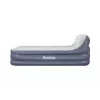 Bestway Tritech SleekFlow Air Mattress z zagłówkiem Queen z wbudowaną pompą AC i powłoką antybakteryjną 2,26 m x 1,52 m x 84 cm