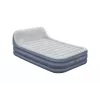 Bestway Tritech SleekFlow Air Mattress z zagłówkiem Queen z wbudowaną pompą AC i powłoką antybakteryjną 2,26 m x 1,52 m x 84 cm
