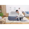 Bestway Tritech SleekFlow Air Mattress z zagłówkiem Queen z wbudowaną pompą AC i powłoką antybakteryjną 2,26 m x 1,52 m x 84 cm