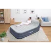Bestway Tritech SleekFlow Air Mattress z zagłówkiem Queen z wbudowaną pompą AC i powłoką antybakteryjną 2,26 m x 1,52 m x 84 cm