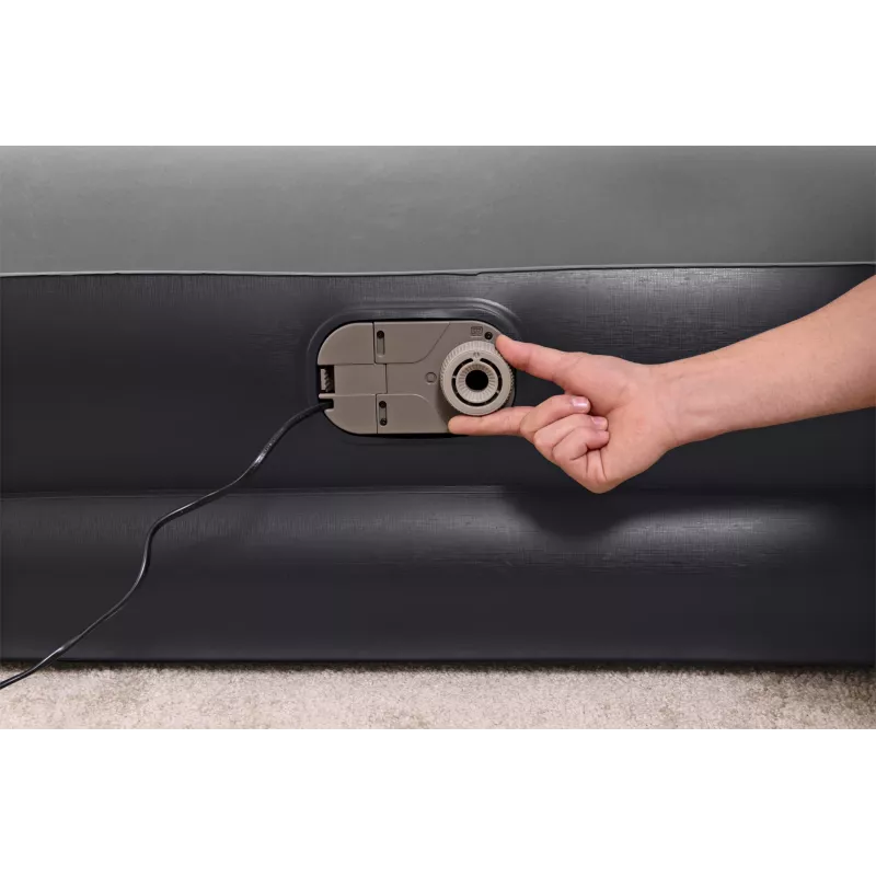 Materac powietrzny Bestway Tritech Queen z wbudowaną pompą AC i powłoką antybakteryjną 2,03 m x 1,52 m x 46 cm