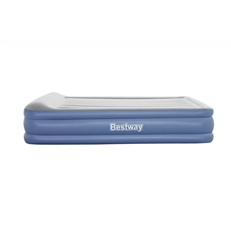 Bestway Tritech Materac powietrzny Queen z wbudowaną pompą AC i powłoką antybakteryjną 2,03 m x 1,52 m x 46 cm